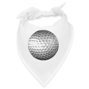 golfball - Bandana - Weiß - Vorne