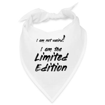 not weird -> Limited Edition - Bandana - Weiß - Vorne