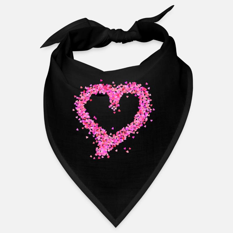 Heart pink Bandana