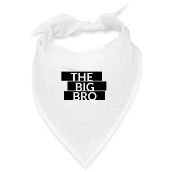 The Big Bro Schriftzug - Bandana - Weiß - Vorne