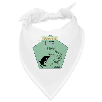 Schwing die Hufe - Bandana - Weiß - Vorne