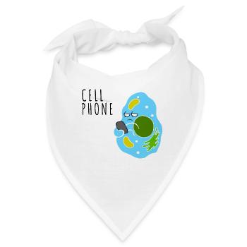 Handy - Bandana - Weiß - Vorne