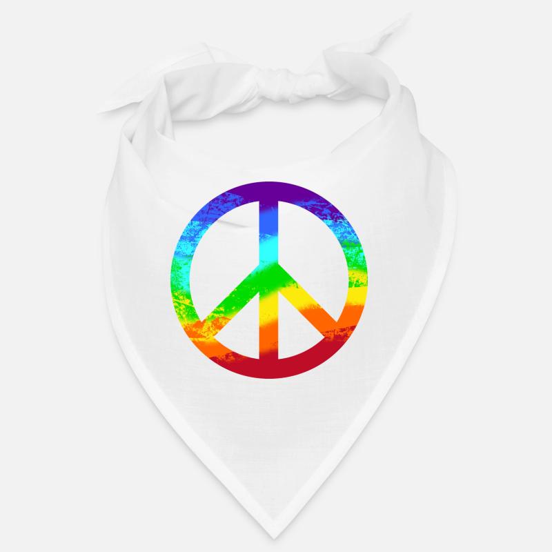 Signe de la Paix Rainbow Tolerance Peace Graffiti Bandana
