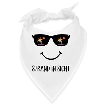 Strand - Bandana - Weiß - Vorne