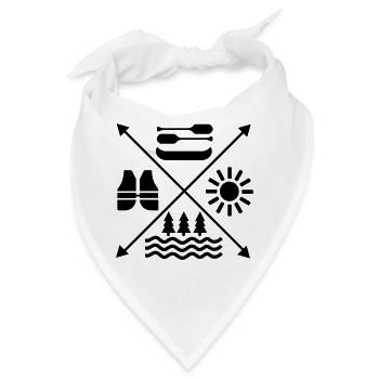 Kajak - Bandana - Weiß - Vorne
