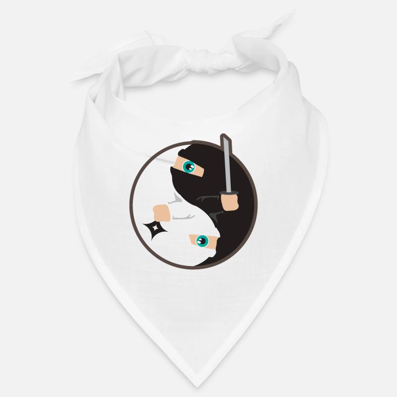 Yin Yang Ninja Tag und Nacht - Geschenkidee Bandana