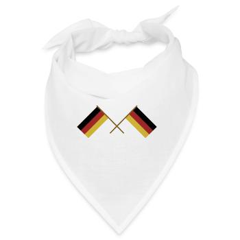 Deutschland - Bandana - Weiß - Vorne