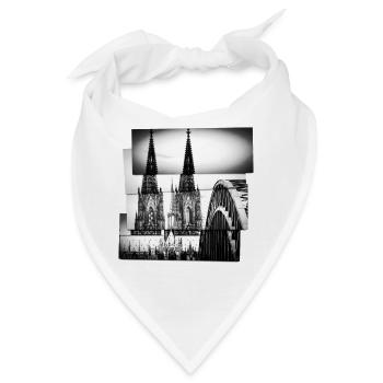 Kölner Dom - Bandana - Weiß - Vorne