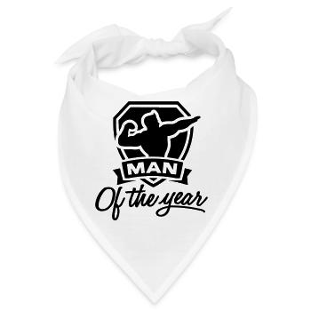 Man of the year 1 clr - Bandana - Weiß - Vorne