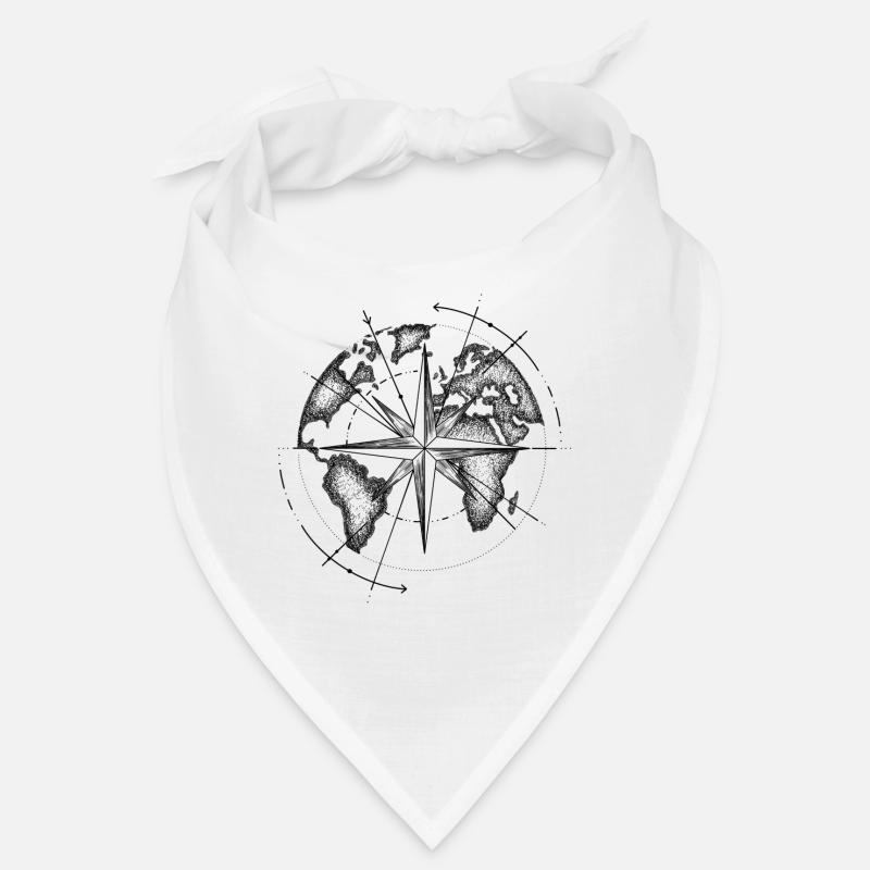 World Map Bandana