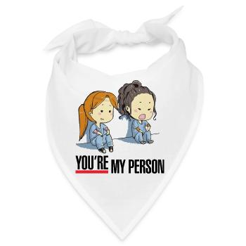 You're My Person - Bandana - Weiß - Vorne