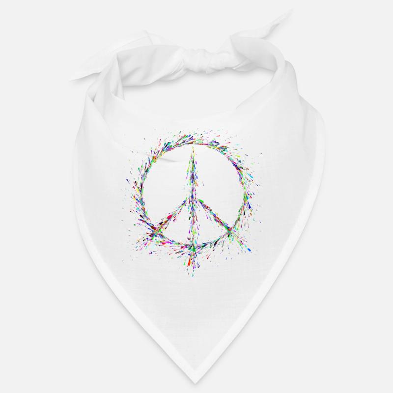 Peace in paint drops Bandana