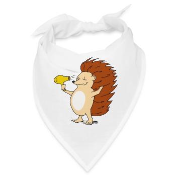 Ich habe die Haare schön - Bandana - Weiß - Vorne
