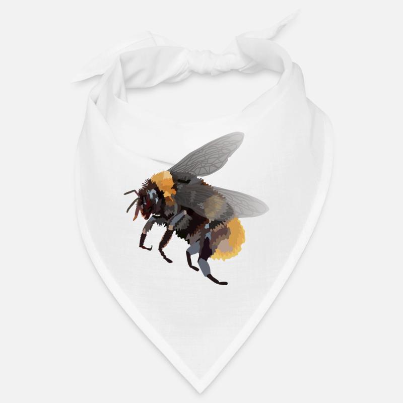 Heike, die Hummel - Bandana - Weiß