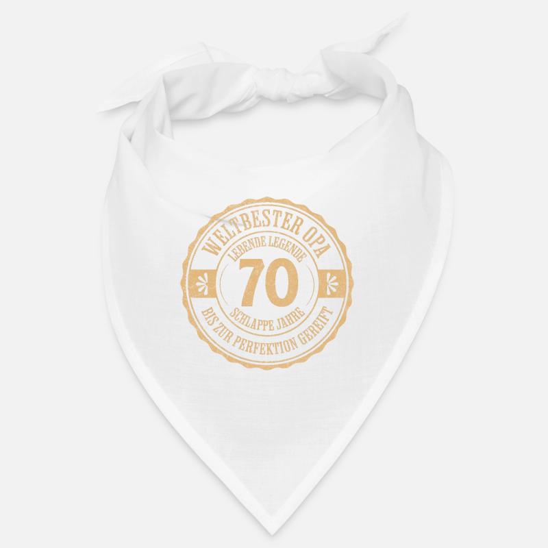 Weltbester Opa 70. Geburtstag Großvater Geschenk Bandana