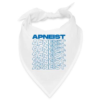 Apnoe - Apneista - Apnoe - Atem anhalten Tauchen - Bandana - Weiß - Vorne