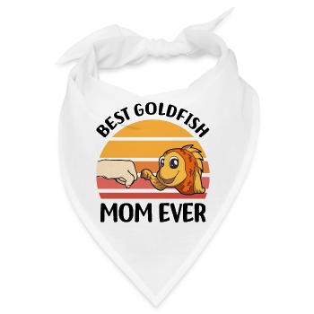 Goldfische - Bandana - Weiß - Vorne