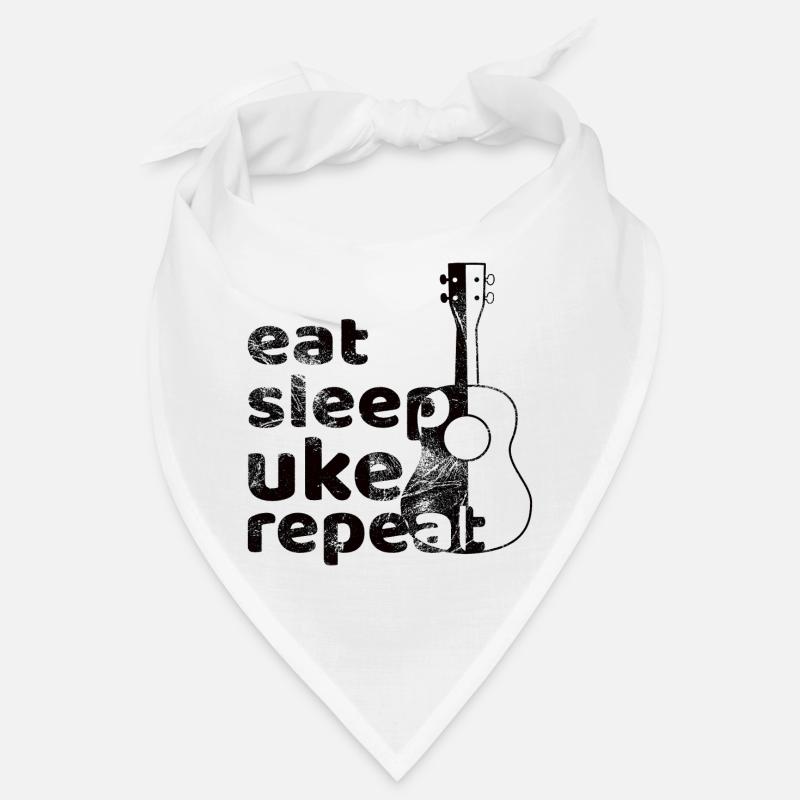 Mangez dormir UKE répéter! noir Bandana