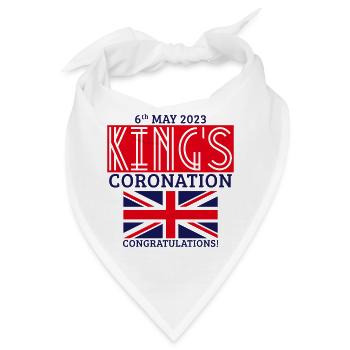 King’s Coronation, 6th May 2023 Congratulations, R - Bandana - Weiß - Vorne