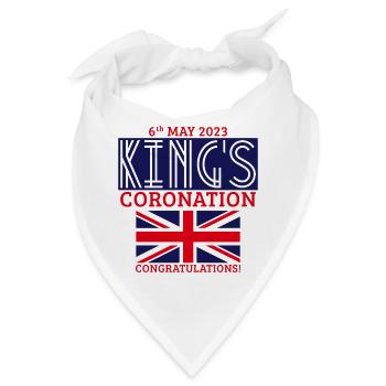 King’s Coronation, 6th May 2023 Congratulations, N - Bandana - Weiß - Vorne