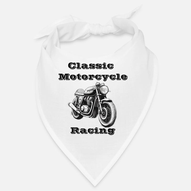 Course de moto classique Bandana