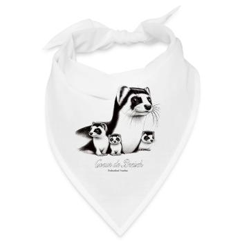 Hermine Guemene Penfao Herz von Breizh - Bandana - Weiß - Vorne