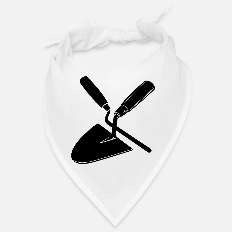 Joint nail and trowel, mason's tools Bandana