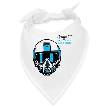 Drohnenpilot 2 - Bandana - Weiß - Vorne