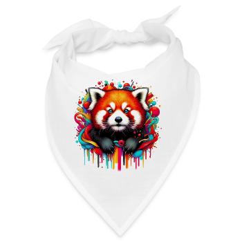 Kleiner Panda - Bandana - Weiß - Vorne
