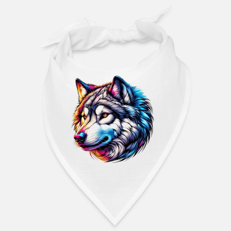 Loup - Bandana - blanc