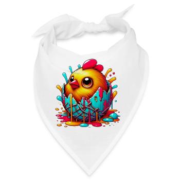 Küken - Bandana - Weiß - Vorne