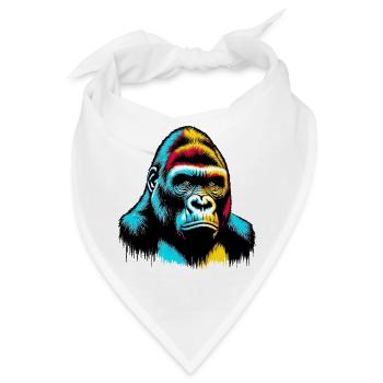 Gorilla - Bandana - Weiß - Vorne