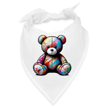 Orso orsacchiotto Teddybär - Bandana - Weiß - Vorne