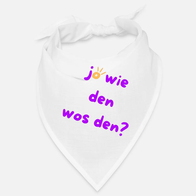 Comment? Pourquoi? Argot 🤠 autrichien - Bandana - blanc