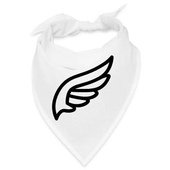 Engelsflügel - Bandana - Weiß - Vorne