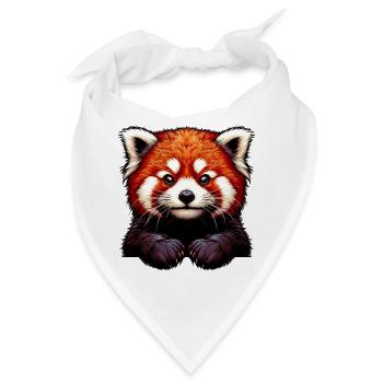 Kleiner Panda - Bandana - Weiß - Vorne