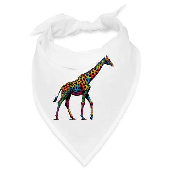 Giraffe - Bandana - Weiß - Vorne