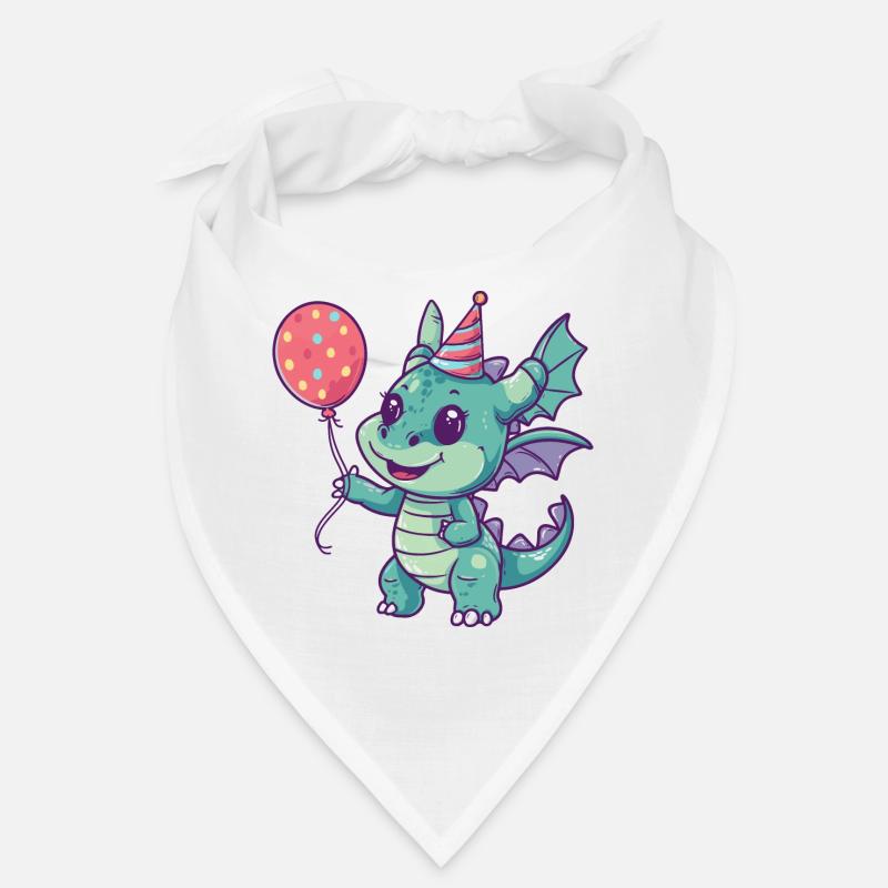 Dragon Birthday Comic Cute Bandana