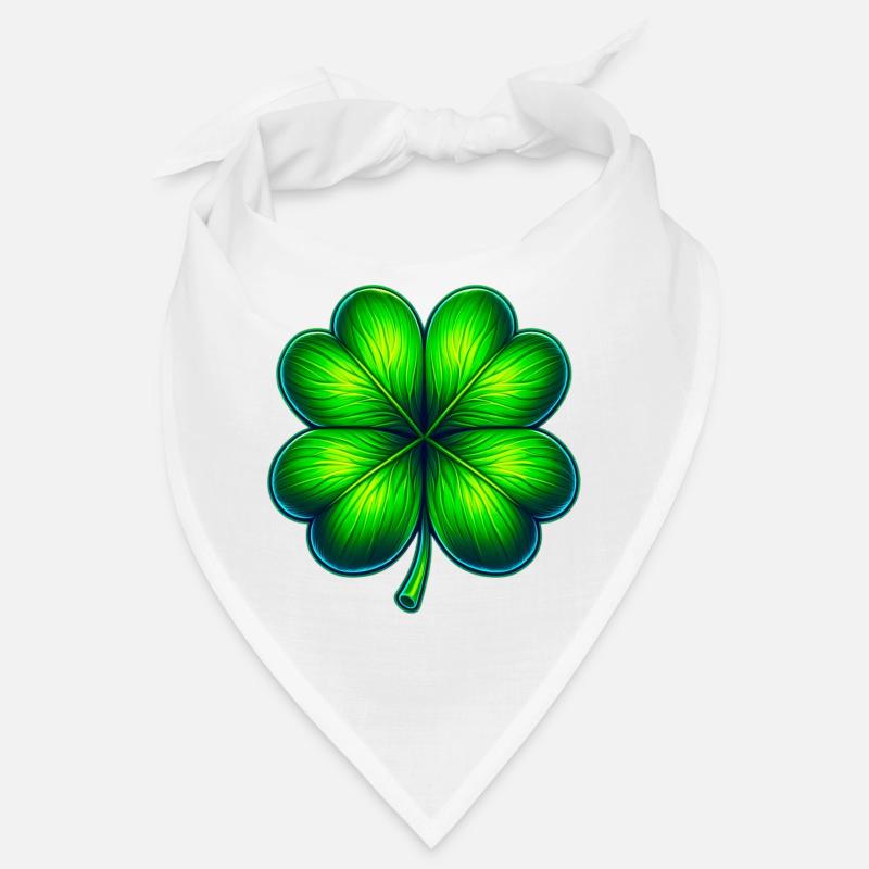 Vierblättriges Kleeblatt Bandana