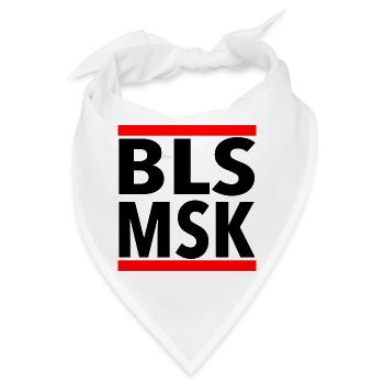BLSMSK Motiv - Bandana - Weiß - Vorne