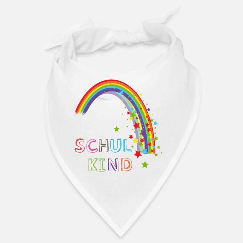 Schulkind Regenbogen Bandana