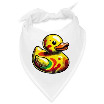 Ente Ente Ente Ente Ente - Bandana - Weiß - Vorne