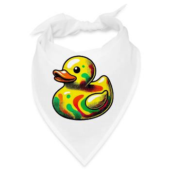 Ente Ente Ente Ente Ente - Bandana - Weiß - Vorne