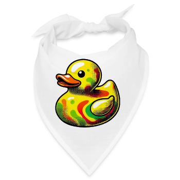 Ente Ente Ente Ente Ente - Bandana - Weiß - Vorne