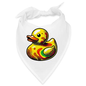 Ente Ente Ente Ente Ente - Bandana - Weiß - Vorne