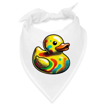 Ente Ente Ente Ente Ente - Bandana - Weiß - Vorne
