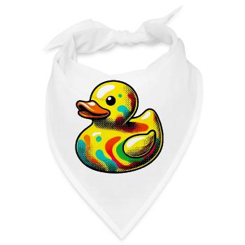 Ente Ente Ente Ente Ente - Bandana - Weiß - Vorne