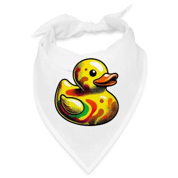 Ente Ente Ente Ente Ente - Bandana - Weiß - Vorne