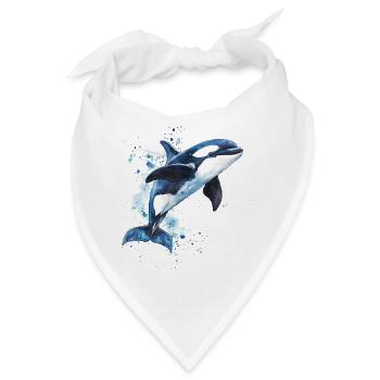 Orca - Bandana - Weiß - Vorne