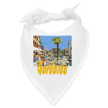 Gardasee - Bandana - Weiß - Vorne